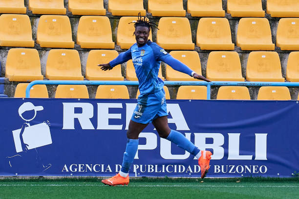 El exrayista Sekou Gassama ficha por el Universitario de Deportes de Perú 1 ALCORCON, SPAIN - NOVEMBER 08: Sekou Gassama of CF Fuenlabrada celebrates goal during the La Liga Smartbank match between CF Fuenlabrada and CD Tenerife at Estadio Fernando Torres on November 1, 2020 in Fuenlabrada, Spain. (Photo by Perez Meca/MB Media/Getty Images)