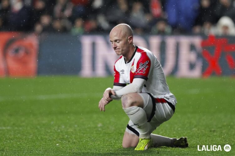 El Rayo suma su sexto partido en liga sin ganar 1 Rayo