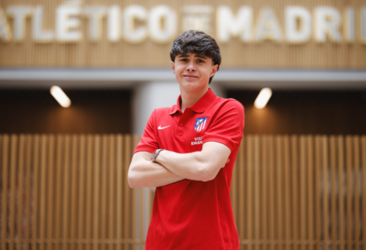 Marcos Parriego. Vía: Atlético de Madrid