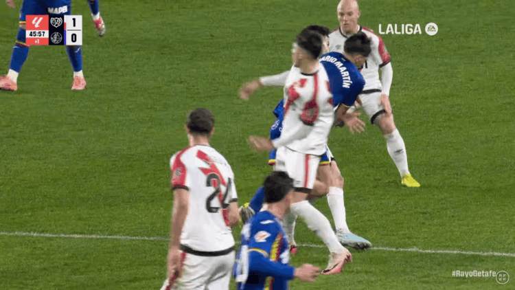Gol rayo getafe jugadas polemicas