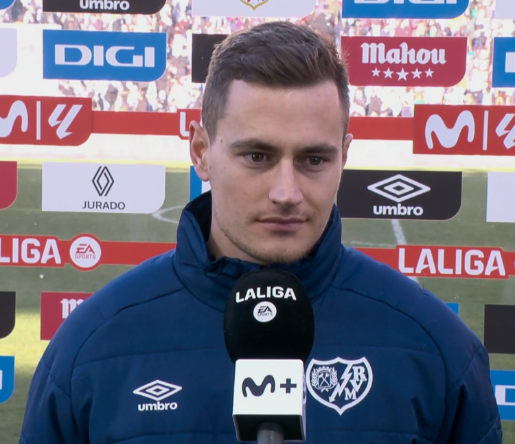 Jorge de Frutos, tras la victoria ante el Mallorca: "Necesitábamos esta victoria en casa con nuestra gente" 1 Jorge de Frutos declas mallorca