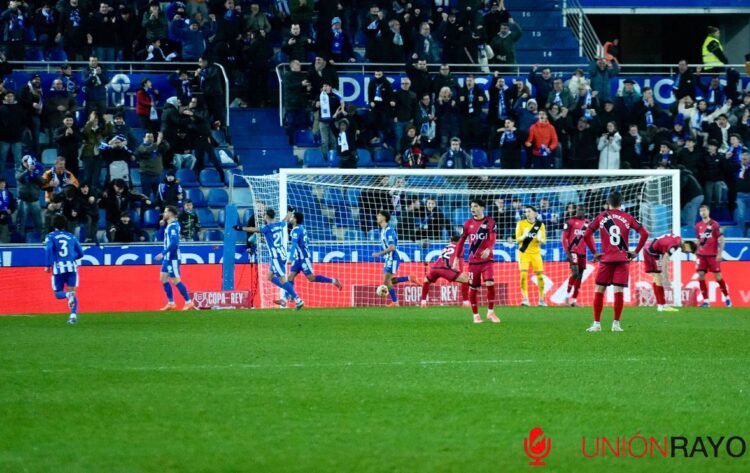 El Rayo Vallecano no logró una cuarta remontada en Copa del Rey 1 Rayo Alavés