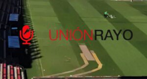 Parches en el nuevo césped del Estadio de Vallecas 2 césped Estadio de Vallecas parches