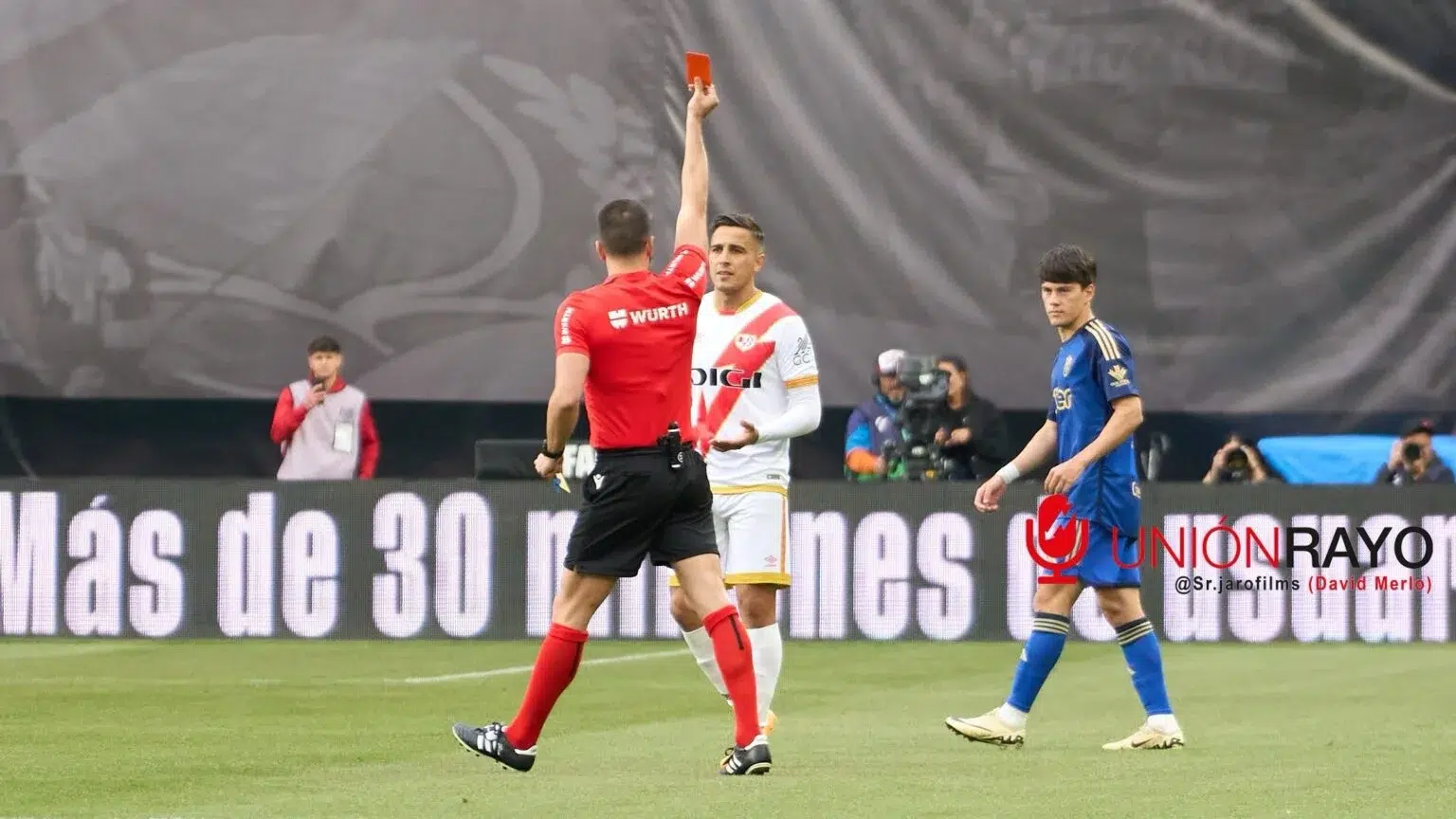 El Rayo Vallecano es el equipo con más tarjetas rojas de LaLiga